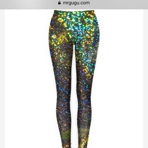 Mr. Gugu & Miss Go Hologram 1 Leggings- xs